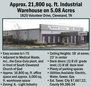 1820 Volunteer Drive, Cleveland, TN